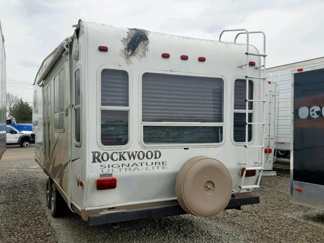 4X4FRLD2481822698 - 2008 WILDWOOD 5TH WHEEL WHITE photo 3