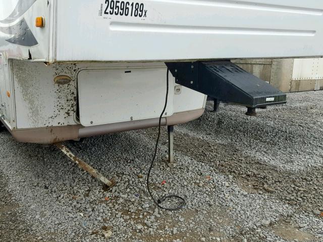 4X4FRLD2481822698 - 2008 WILDWOOD 5TH WHEEL WHITE photo 8