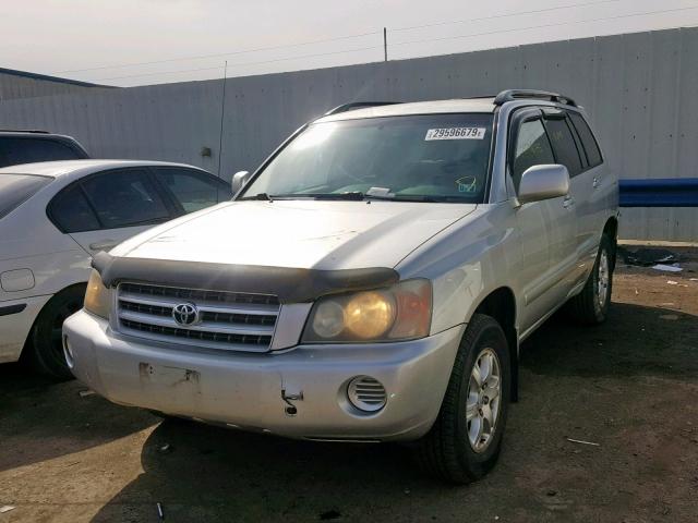 JTEHF21A930128855 - 2003 TOYOTA HIGHLANDER SILVER photo 2