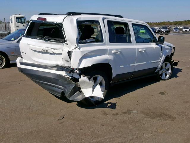 1C4NJRFB6HD174983 - 2017 JEEP PATRIOT LA WHITE photo 4