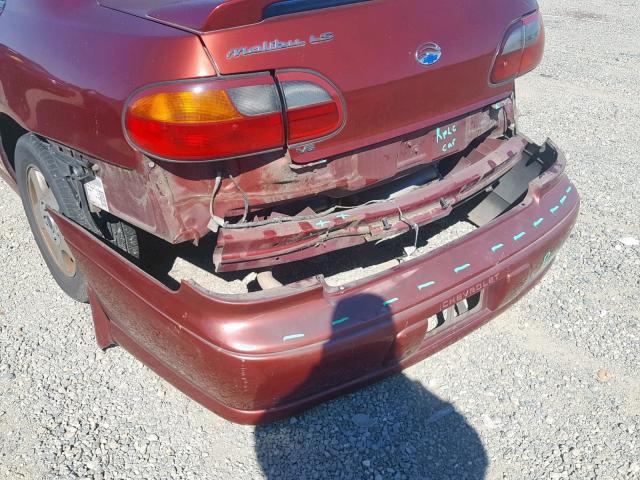1G1NE52J32M698585 - 2002 CHEVROLET MALIBU LS 栗色 照片 9