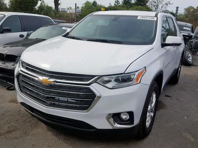 1GNERGKW2JJ205280 - 2018 CHEVROLET TRAVERSE L WHITE photo 2