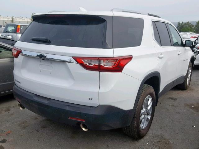 1GNERGKW2JJ205280 - 2018 CHEVROLET TRAVERSE L WHITE photo 4