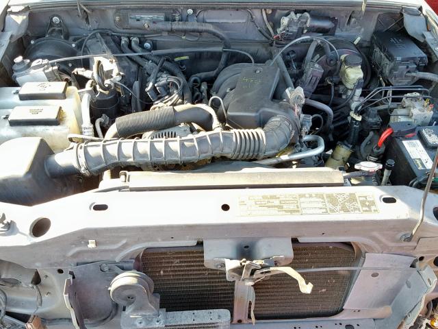 1FTYR10U94PB30079 - 2004 FORD RANGER GRAY photo 7