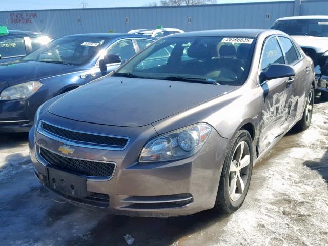 1G1ZC5E15BF292119 - 2011 CHEVROLET MALIBU 1LT 棕色 照片 2
