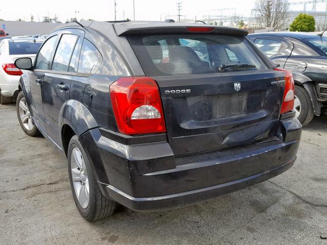 1B3CB3HA7AD568229 - 2010 DODGE CALIBER MA BLACK photo 3