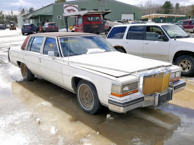 1G6DW51Y9KR733716 - 1989 CADILLAC BROUGHAM WHITE photo 1