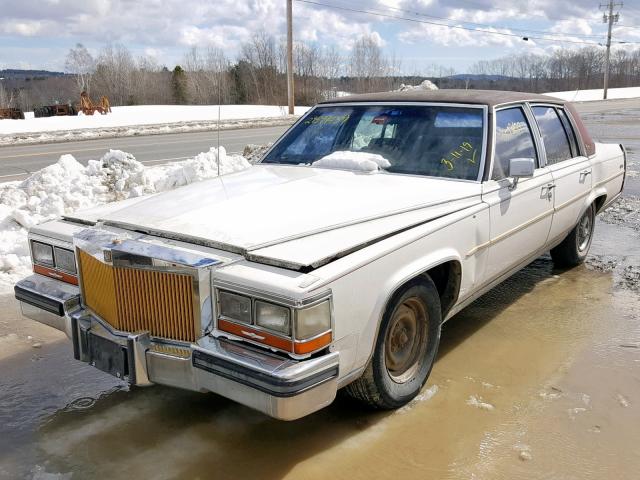 1G6DW51Y9KR733716 - 1989 CADILLAC BROUGHAM WHITE photo 2