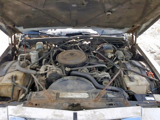 1G6DW51Y9KR733716 - 1989 CADILLAC BROUGHAM WHITE photo 7