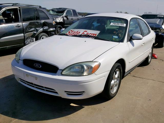 1FAFP55U34G105374 - 2004 FORD TAURUS SES WHITE photo 2