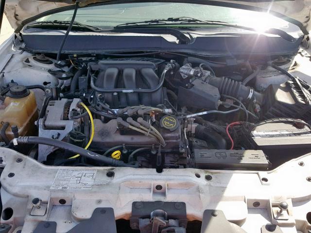 1FAFP55U34G105374 - 2004 FORD TAURUS SES WHITE photo 7