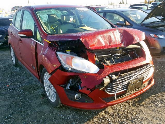 1FADP5CU5FL124044 - 2015 FORD C-MAX PREM RED photo 1