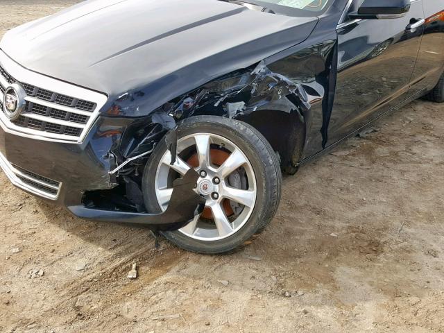 1G6AH5RX7D0177907 - 2013 CADILLAC ATS LUXURY BLACK photo 9