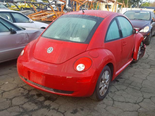 3VWPG31C48M516503 - 2008 VOLKSWAGEN NEW BEETLE წითელი ფოტო 4
