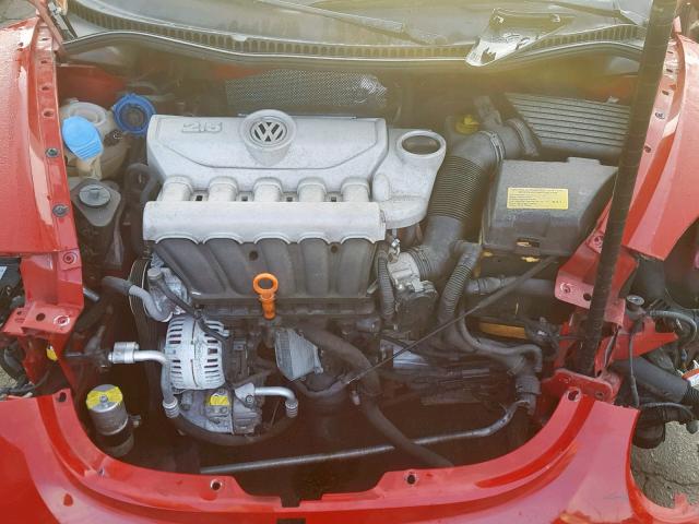 3VWPG31C48M516503 - 2008 VOLKSWAGEN NEW BEETLE წითელი ფოტო 7