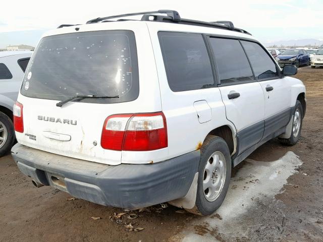 JF1SF63551H748480 - 2001 SUBARU FORESTER L WHITE photo 4