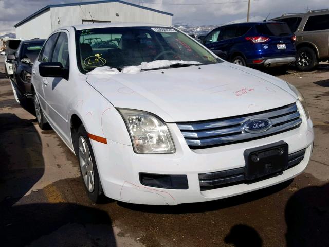 3FAHP06Z47R160418 - 2007 FORD FUSION S WHITE photo 1