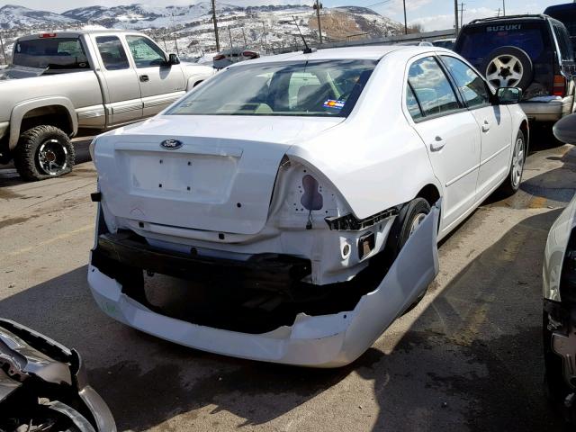 3FAHP06Z47R160418 - 2007 FORD FUSION S WHITE photo 4