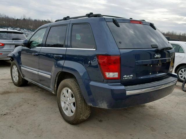 1J8GR58K89C524265 - 2009 JEEP GRAND CHER BLUE photo 3