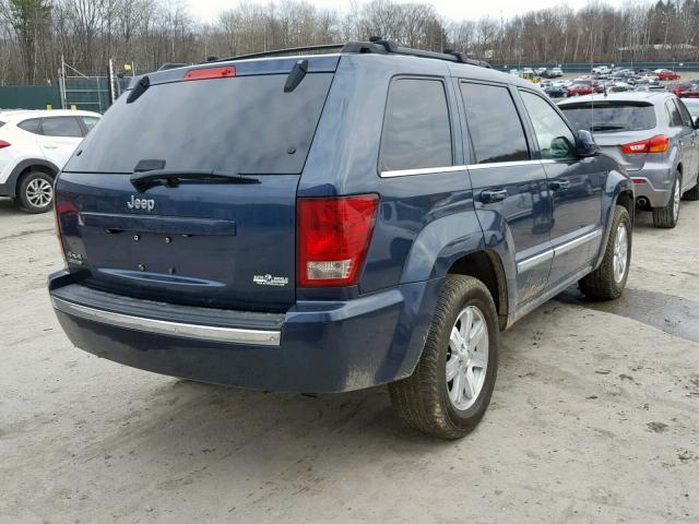 1J8GR58K89C524265 - 2009 JEEP GRAND CHER BLUE photo 4