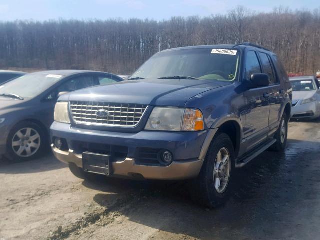 1FMDU74W72UC59377 - 2002 FORD EXPLORER E BLUE photo 2