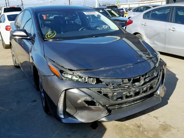 JTDKARFP0H3013162 - 2017 TOYOTA PRIUS PRIM ნაცრისფერი ფოტო 1