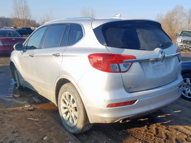 LRBFX2SA8JD029231 - 2018 BUICK ENVISION E SILVER photo 3