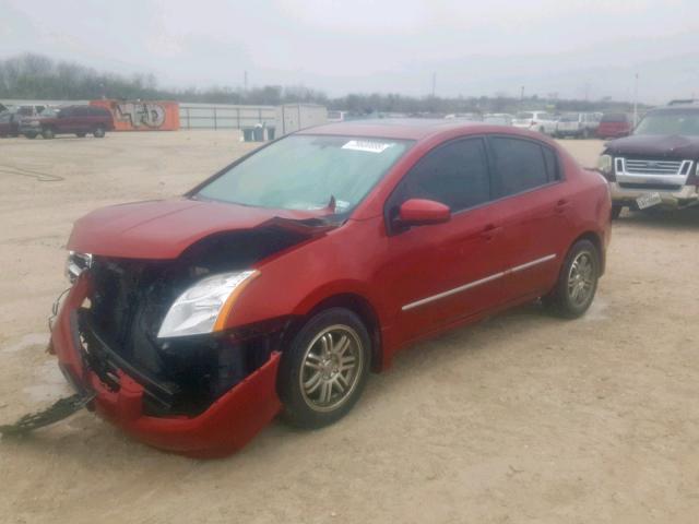 3N1AB6AP3CL756638 - 2012 NISSAN SENTRA 2.0 RED photo 2