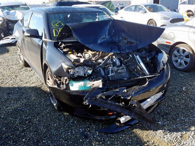 JTKJF5C75C3023696 - 2012 TOYOTA SCION TC BLACK photo 1