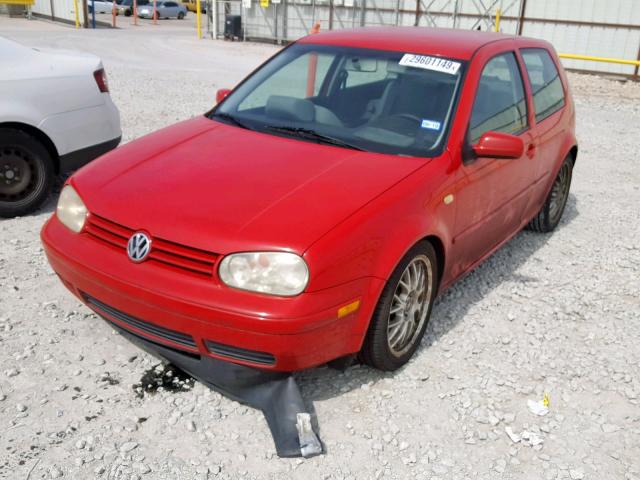 9BWBP61J534064231 - 2003 VOLKSWAGEN GOLF GL TD RED photo 2