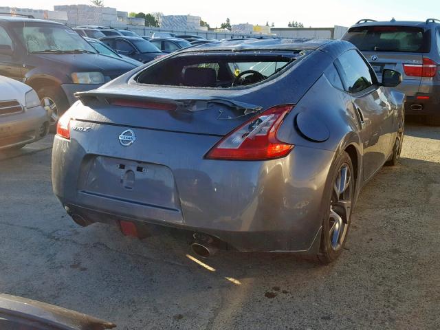 JN1AZ4EH0FM440286 - 2015 NISSAN 370Z BASE GRAY photo 4