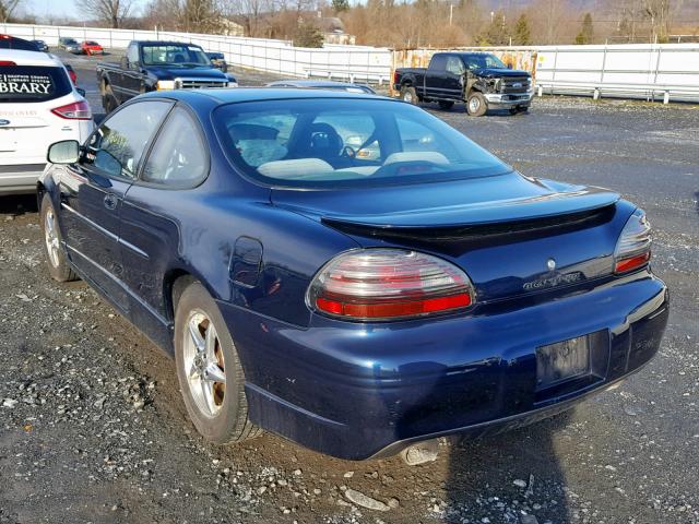 1G2WP12K02F269047 - 2002 PONTIAC GRAND PRIX BLUE photo 3
