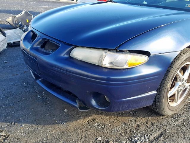 1G2WP12K02F269047 - 2002 PONTIAC GRAND PRIX BLUE photo 9