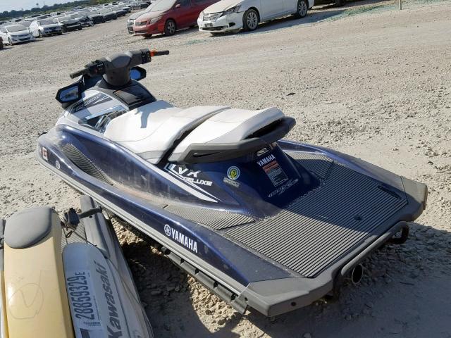 YAMA3059C616 - 2016 YAMAHA WAVERUNNER BLUE photo 3