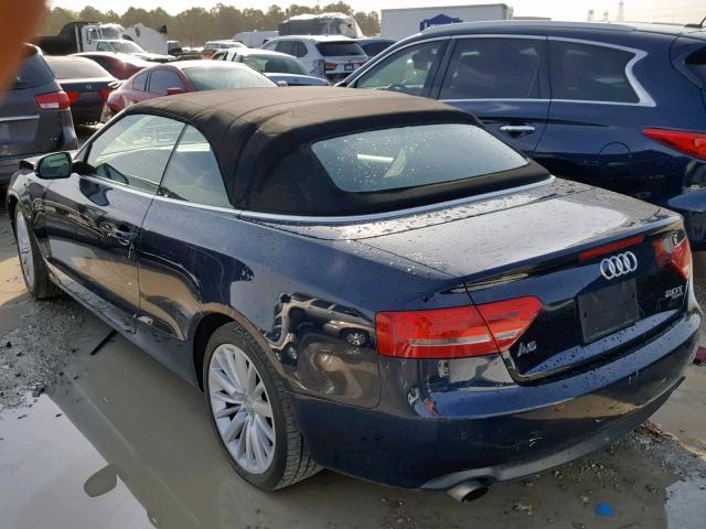 WAUVFAFH5AN011746 - 2010 AUDI A5 PRESTIG BLUE photo 3