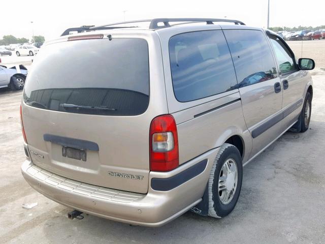 1GNDX13E14D207190 - 2004 CHEVROLET VENTURE LU GOLD photo 4