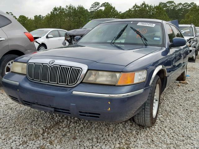 2MEFM75W9WX671566 - 1998 MERCURY GRAND MARQ BLUE photo 2