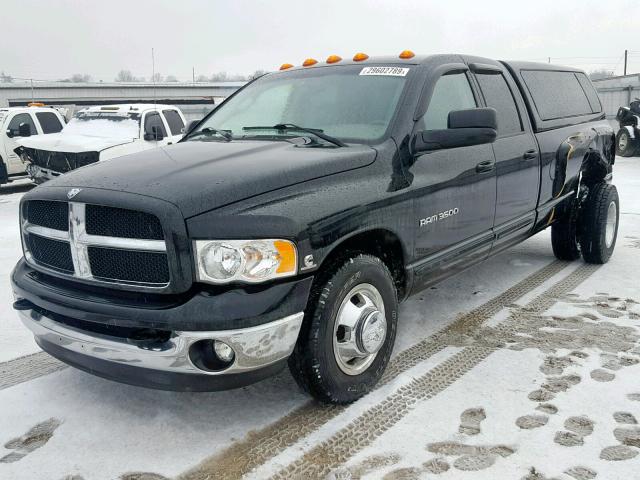 3D3MA48C03G791948 - 2003 DODGE RAM 3500 S BLACK photo 2