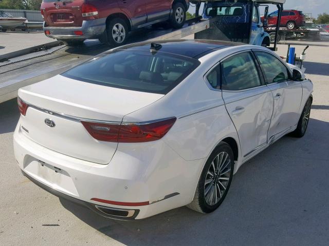 KNALC4J16H5084176 - 2017 KIA CADENZA PR WHITE photo 4