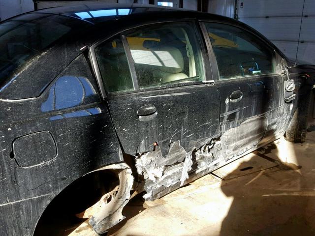 1G8AL52FX4Z121737 - 2004 SATURN ION LEVEL BLACK photo 9