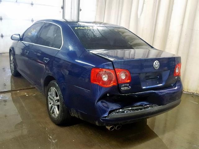 3VWRG71KX6M765005 - 2006 VOLKSWAGEN JETTA 2.5 BLUE photo 3