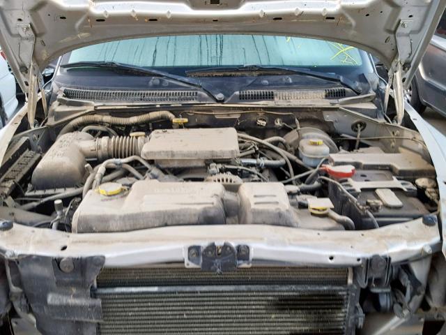 1D4HS38N23F618200 - 2003 DODGE DURANGO SP SILVER photo 7