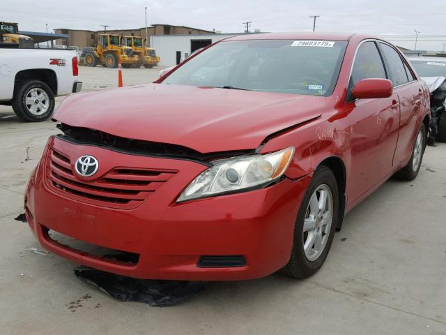 4T1BK46K17U017858 - 2007 TOYOTA CAMRY NEW RED photo 2