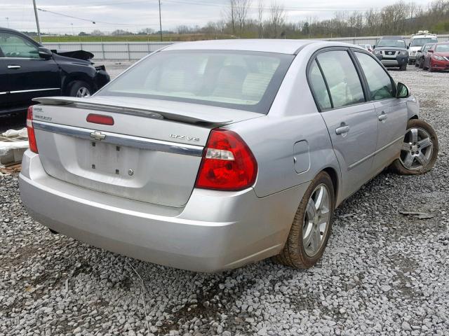 1G1ZU53896F191989 - 2006 CHEVROLET MALIBU LTZ SILVER photo 4