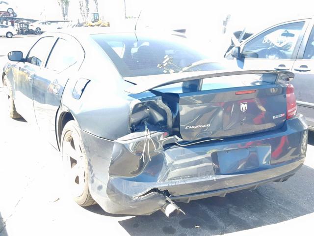 2B3LA73W58H240298 - 2008 DODGE CHARGER SR BLUE photo 3