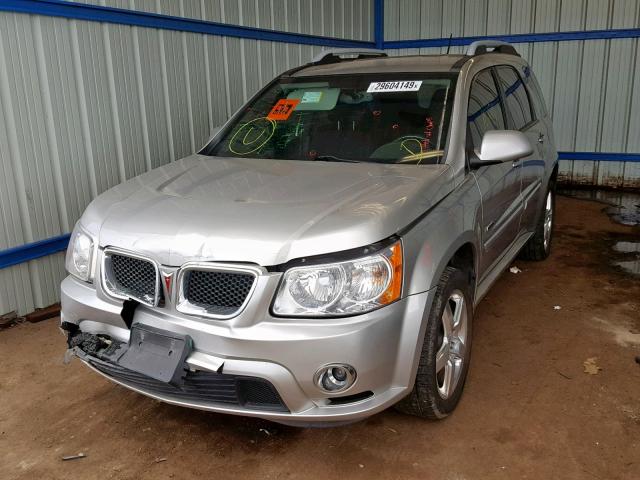 2CKDL737886010569 - 2008 PONTIAC TORRENT GX SILVER photo 2