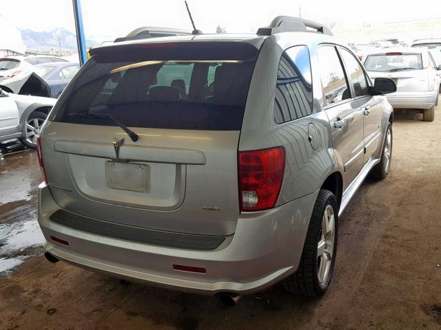 2CKDL737886010569 - 2008 PONTIAC TORRENT GX SILVER photo 4