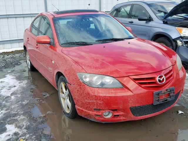 JM1BK323251330963 - 2005 MAZDA 3 S RED photo 1