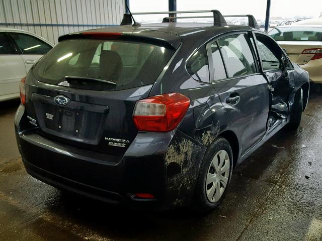 JF1GPAA64F8299396 - 2015 SUBARU IMPREZA GRAY photo 4