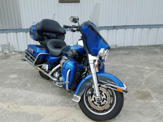 1HD1FC4368Y619917 - 2008 HARLEY-DAVIDSON FLHTCUI BLUE photo 1